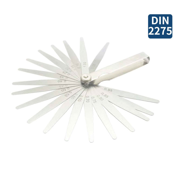 Feeler Gauge With 100mm Length 17pcs*0.02-1.00mm