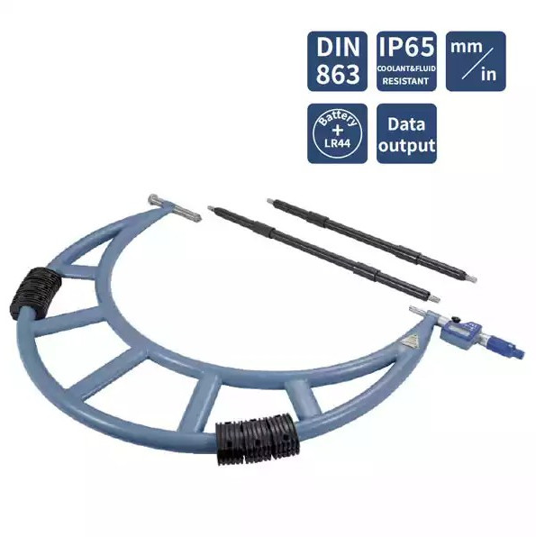 700-800mm IP65 Water Proof Digital Outside Micrometer Dasqua with Adjustable Anvils
